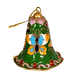 Glocke Weihnachtsglocken Weihnachtsdeko Deko Cloisonne Emaille 5481